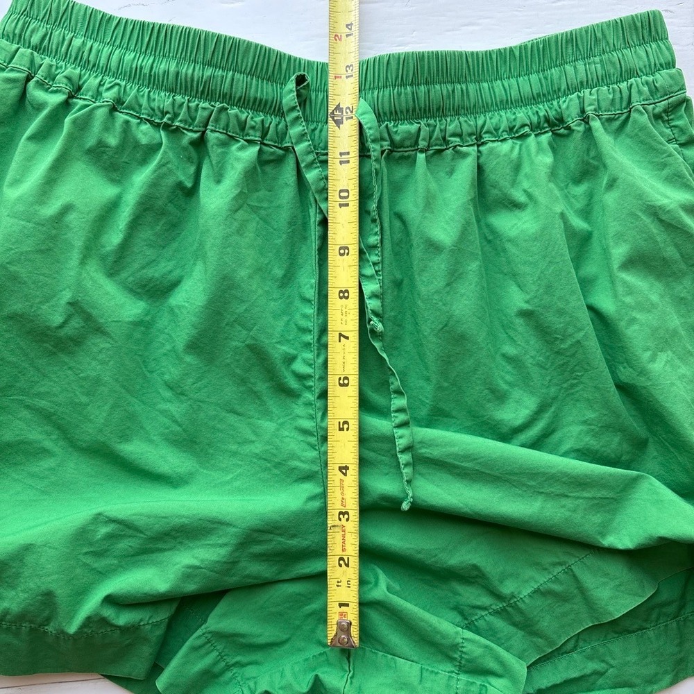 Boden Women 10 Shorts Green Cotton Drawstring Pull On Pockets Lightweight Boho - Picture 9 of 10